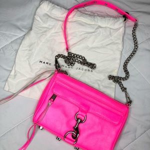 Rebecca Minkoff Hot Pink Mini Mac Crossbody